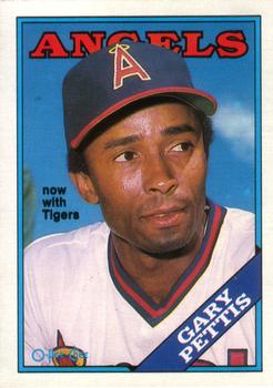 1988 O-Pee-Chee Baseball Cards 071      Gary Pettis#{Now with Tigers